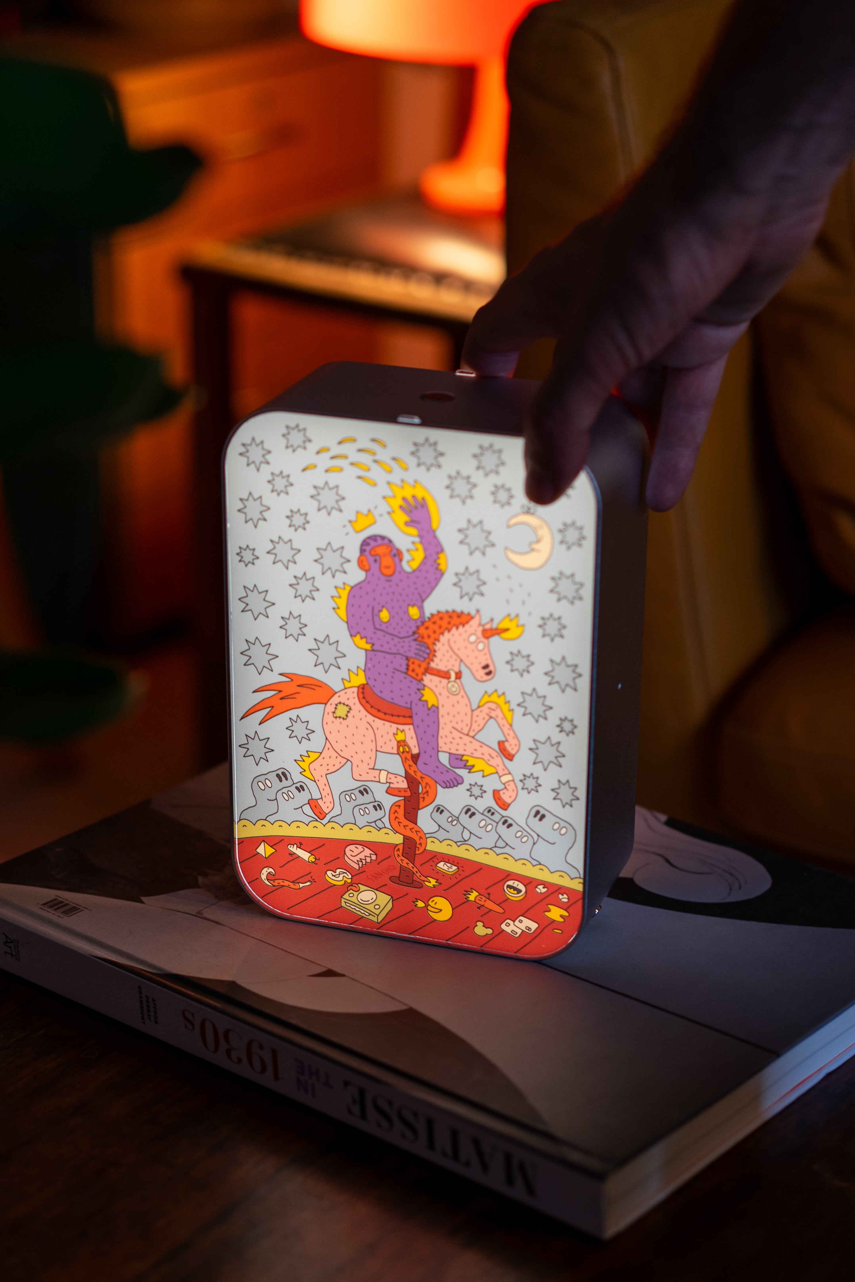 George is having a great time