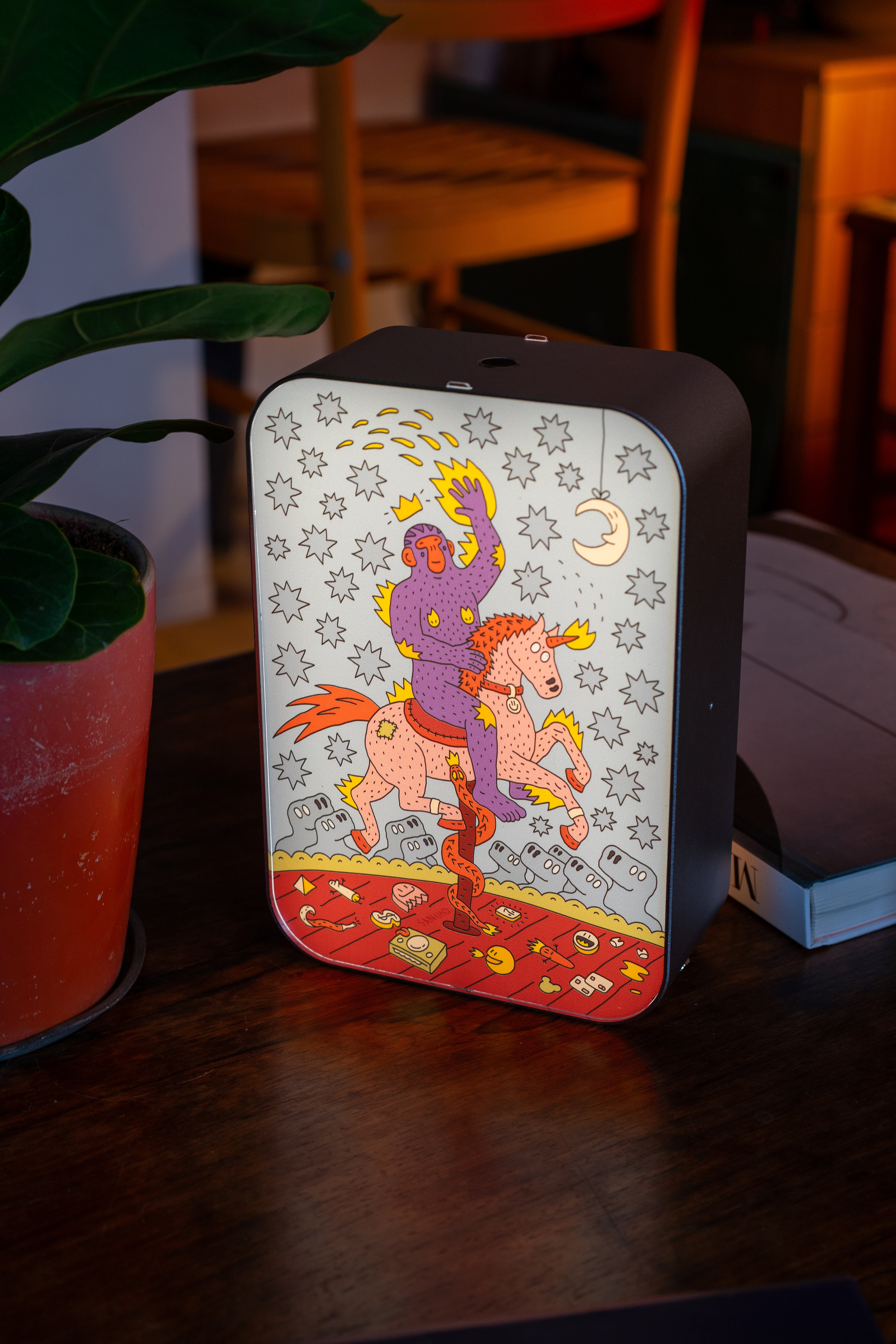 George is having a great time